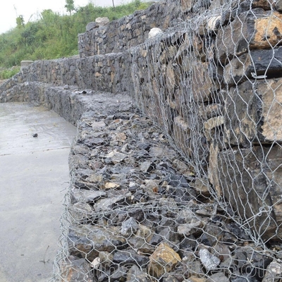 Gegalvaniseerde legering gevlochten gabion zeshoekige manden voor de bouw