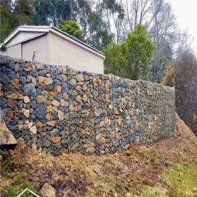 Galfan-gecoate Gabion Basket met 0,5 mm PVC-coating Treksterkte 350-550N/mm2