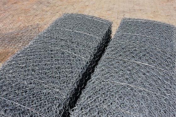 Aanpassing gegalvaniseerd legering Gabion Basket hoge corrosiebestendigheid