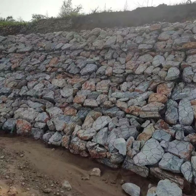 Galfan gecoate galvaniseerde gabion gaas