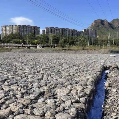 Geallieerde galfan gegalvaniseerde gabion manden met PVC bedekte RAL-standaard