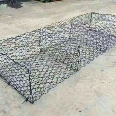Gegalvaniseerde stalen Gabion Box Gelast stenen kooi voor het vasthouden van de muur landschap