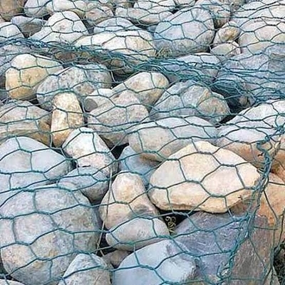 Galfan gegalvaniseerd legering Spotsgeweld Gabions 1*1*1M of maat