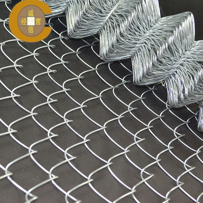 Groen PVC bekleed ketenverbinding hek Rustbestrijdend gelast staal ijzeren gaas