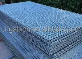 Industriële commerciële 6x15 gegalvaniseerd staal zwaar hek gelast draadnet panel