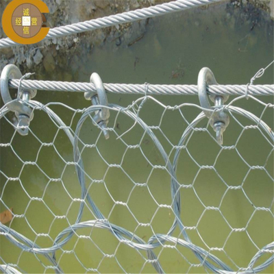 Flexible SNS Soft Rockfall Protection Ring Wire Mesh voor hellingsbescherming