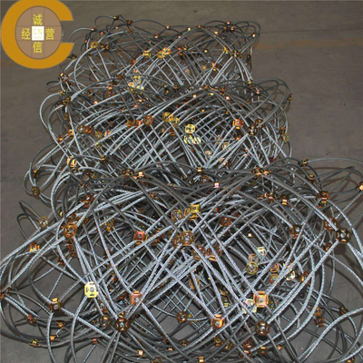 Flexible SNS Soft Rockfall Protection Ring Wire Mesh voor hellingsbescherming