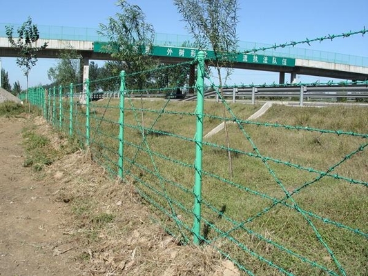 Tensile gegalvaniseerd PVC bedekt Razor Wire hek 2.0-4.0mm