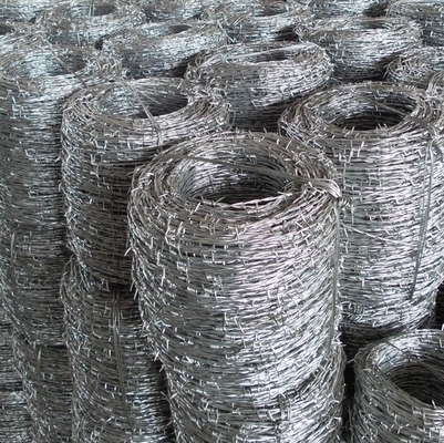 Gegalvaniseerde staaldraad met een enkel scheerapparaat
